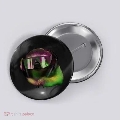 Lazy DJ Sloth Button