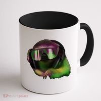 Lazy DJ Sloth Coffee Mug thumb 1