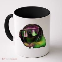 Lazy DJ Sloth Coffee Mug thumb 0