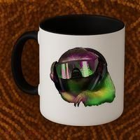 Lazy DJ Sloth Coffee Mug thumb 2