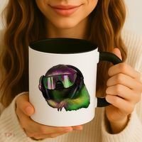 Lazy DJ Sloth Coffee Mug thumb 3