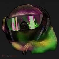 Lazy DJ Sloth Polo thumb 3