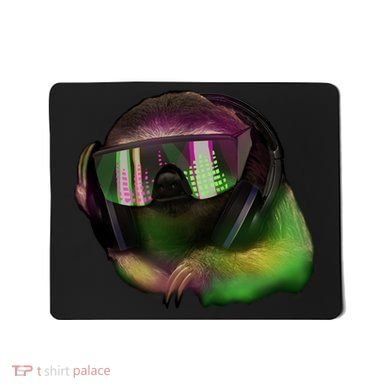 Lazy DJ Sloth Mousepad