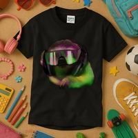 Lazy DJ Sloth Kids T-Shirt thumb 3