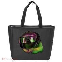 Lazy DJ Sloth Tote Bag thumb 0