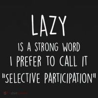 Lazy Is A Strong Word I Prefer To Call It Selective Participation Toddler Hoodie thumb 2