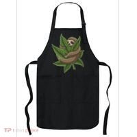 Lazy Sloth Cannabis Leaf Apron thumb 0