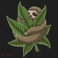 Lazy Sloth Cannabis Leaf Tumbler thumb 3