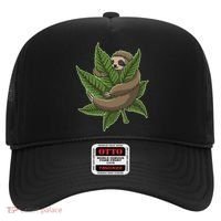 Lazy Sloth Cannabis Leaf Hat thumb 0