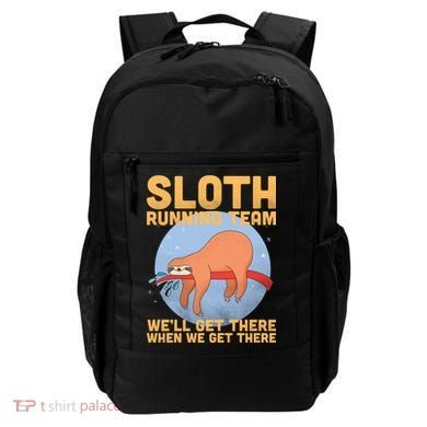 Lazy Sloth Running Team Distressed Backpack