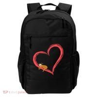 Lazy Sloth Sleeping On Heart Backpack thumb 0