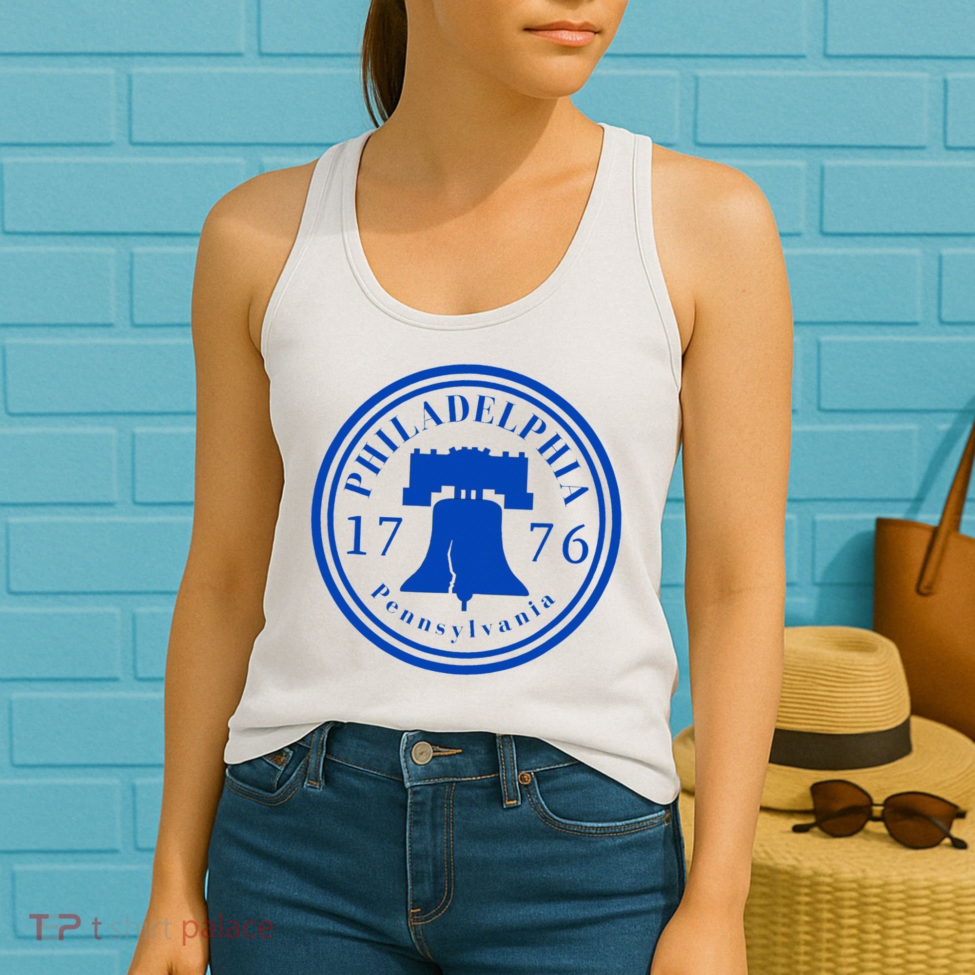 Liberty Bell 1776 Patriotic Philadelphia Pennsylvania Women's Tank Top
