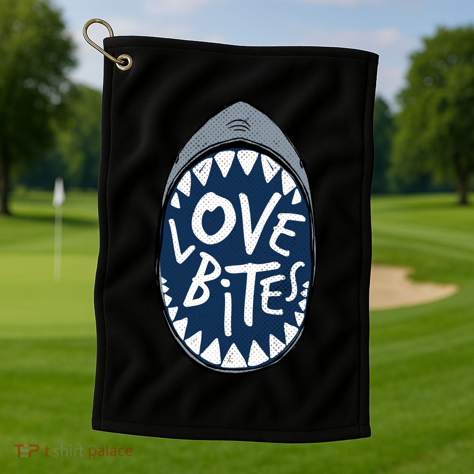 Love Bites Golf Towel