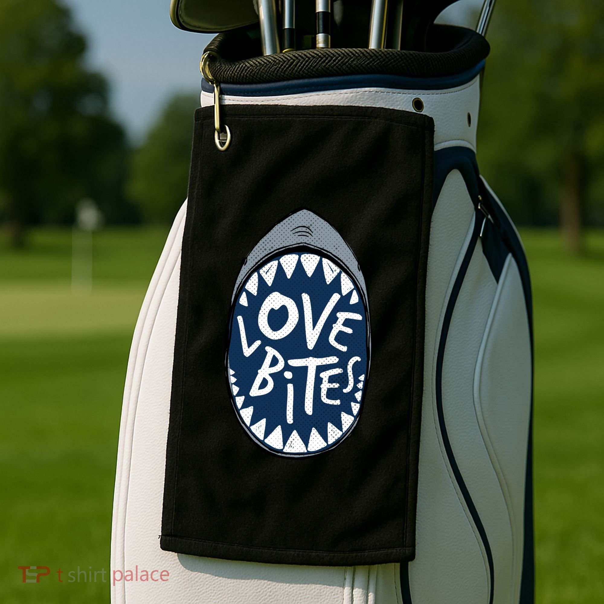 Love Bites Golf Towel