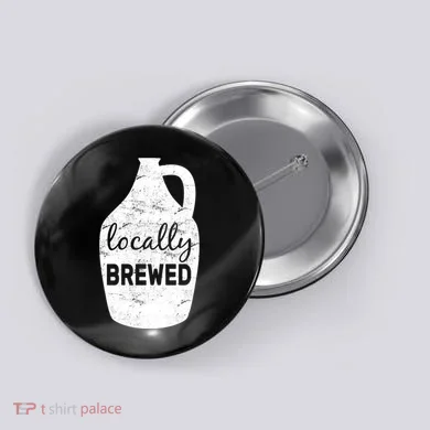 Locally Brewed Button