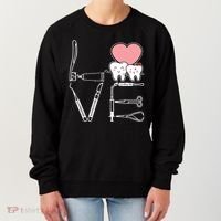 Love Being A Dentist Cute Women's Sweatshirt thumb 0