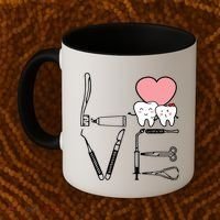 Love Being A Dentist Cute Coffee Mug thumb 2