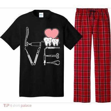 Love Being A Dentist Cute Pajama Set