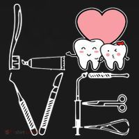 Love Being A Dentist Cute Ornament thumb 1
