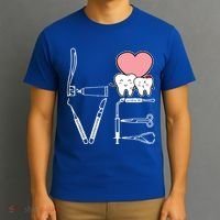 Love Being A Dentist Cute T-Shirt thumb 3