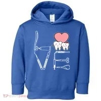 Love Being A Dentist Cute Toddler Hoodie thumb 0