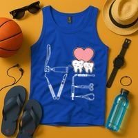 Love Being A Dentist Cute Tank Top thumb 4