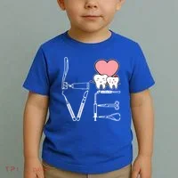 Love Being A Dentist Cute Toddler T-Shirt thumb 2