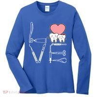 Love Being A Dentist Cute Women's Long Sleeve Shirt thumb 0