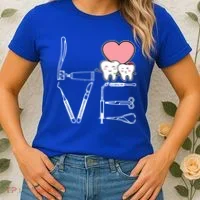 Love Being A Dentist Cute Women's T-Shirt thumb 2