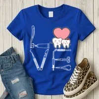 Love Being A Dentist Cute Women's T-Shirt thumb 3