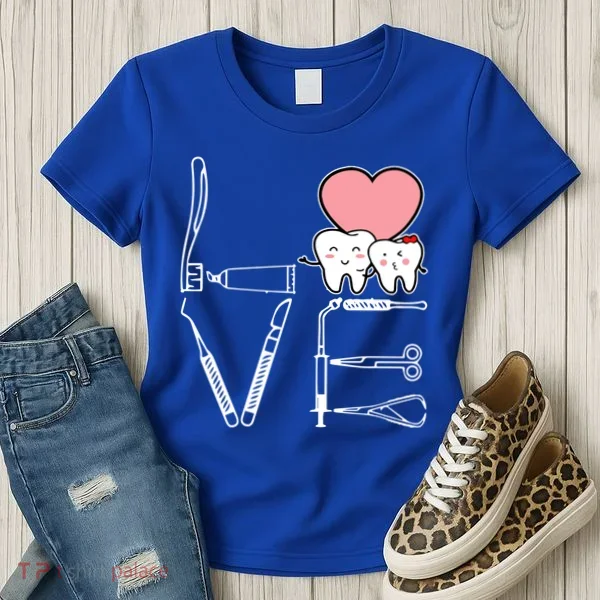 Love Being A Dentist Cute Women's T-Shirt