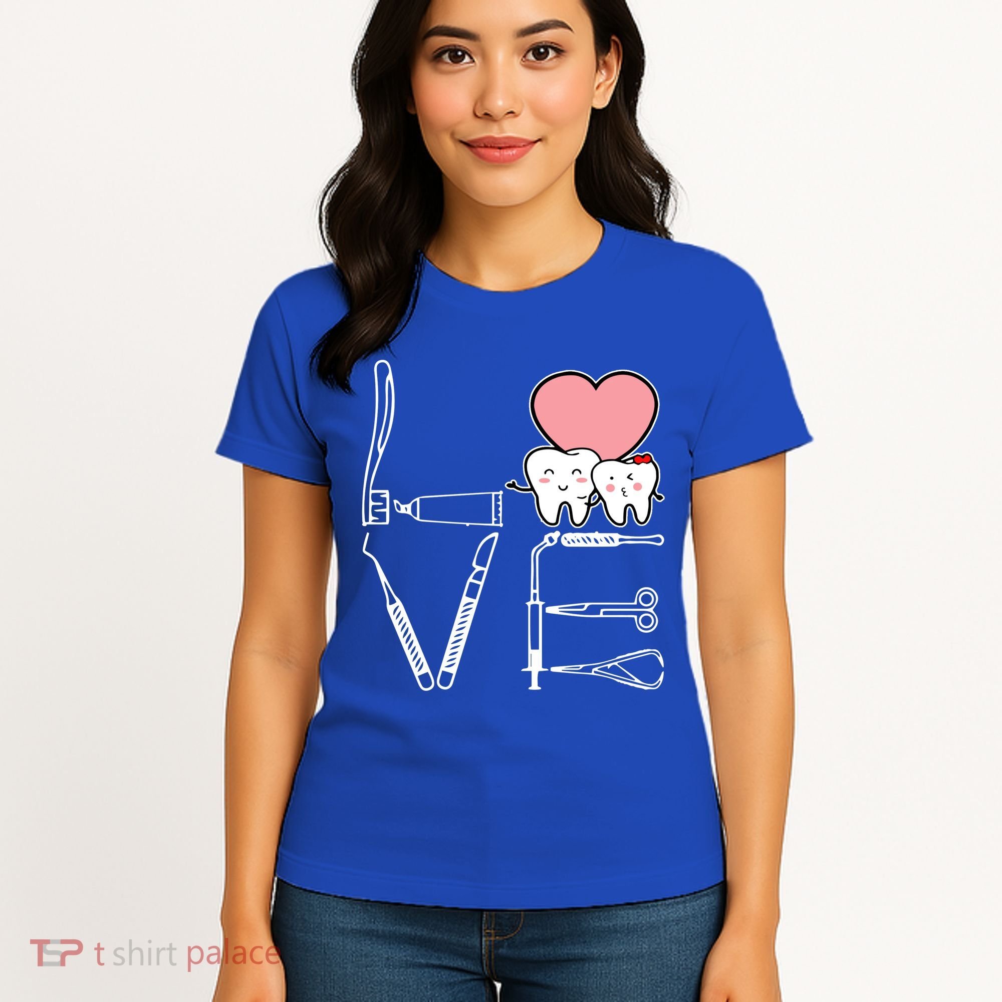 Love Being A Dentist Cute Women's T-Shirt