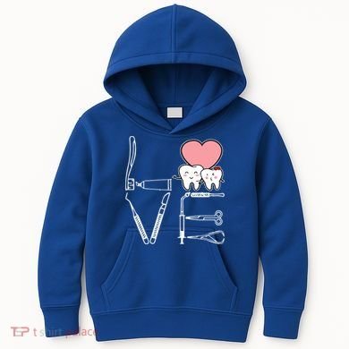 Love Being A Dentist Cute Kids Hoodie