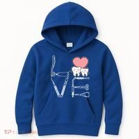 Love Being A Dentist Cute Kids Hoodie thumb 0