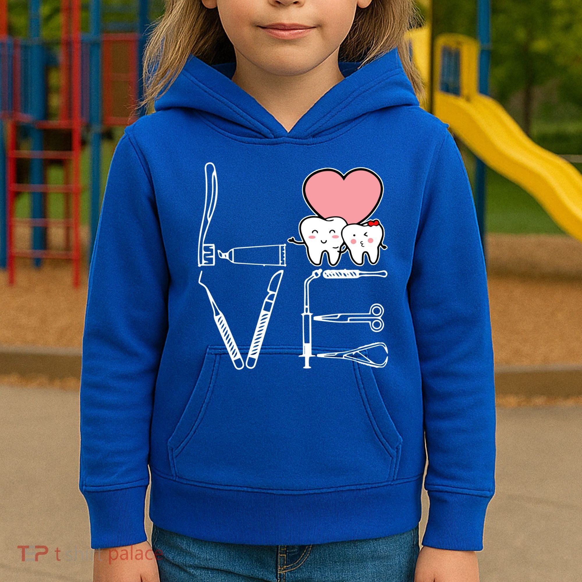 Love Being A Dentist Cute Kids Hoodie