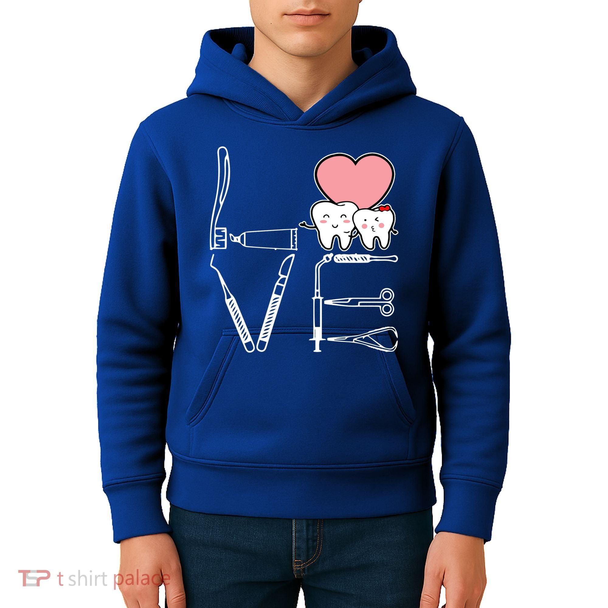 Love Being A Dentist Cute Kids Hoodie