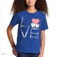 Love Being A Dentist Cute Kids T-Shirt thumb 2