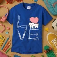 Love Being A Dentist Cute Kids T-Shirt thumb 3