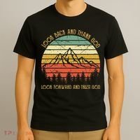 Look Back And Thank God Jesus Christian T-Shirt thumb 3