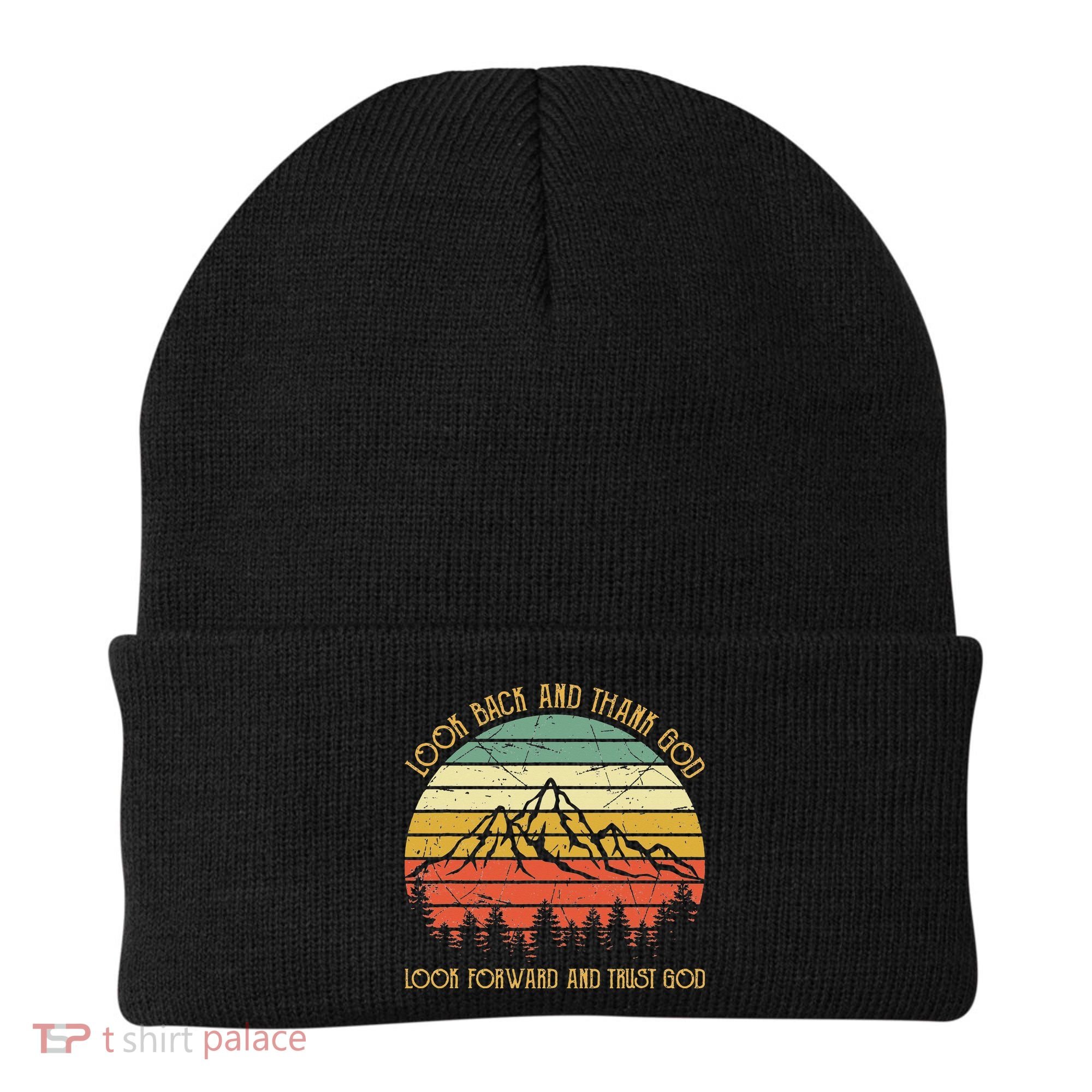 Look Back And Thank God Jesus Christian Beanie