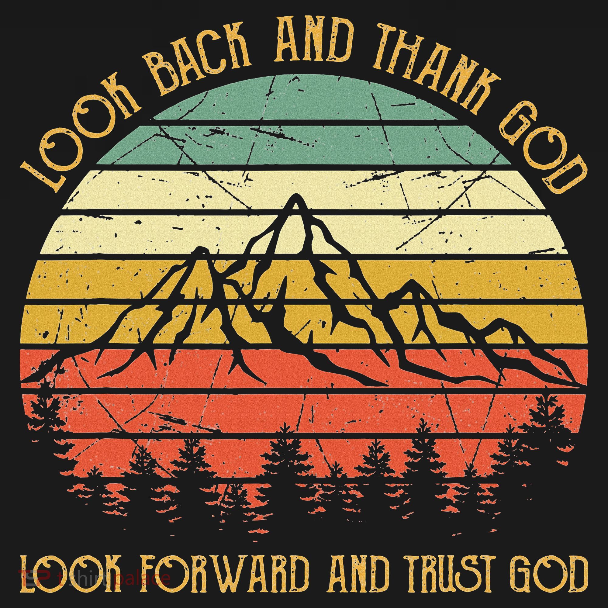 Look Back And Thank God Jesus Christian Women's Tank Top