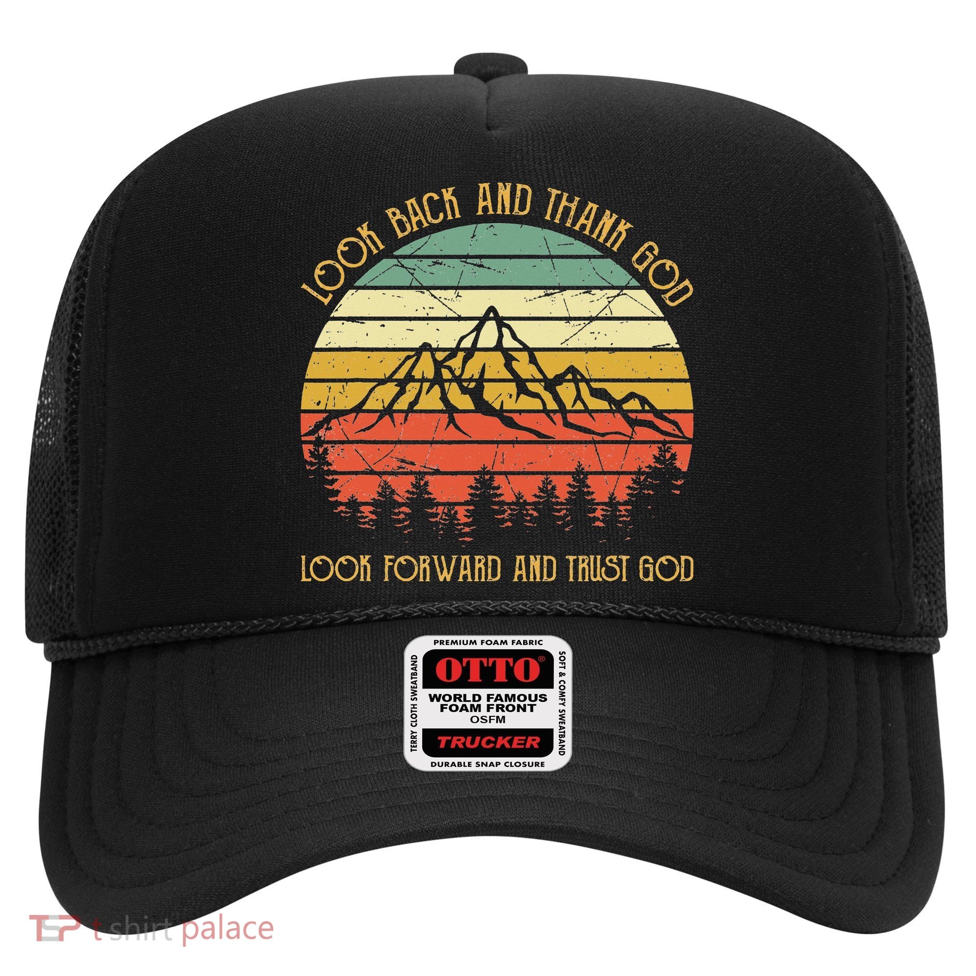 Look Back And Thank God Jesus Christian Hat