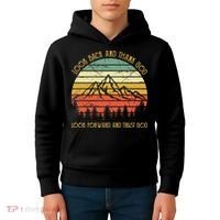 Look Back And Thank God Jesus Christian Kids Hoodie thumb 4