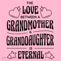 Love Between A Grandmother And Granddaughter Is Eternal Hoodie thumb 2