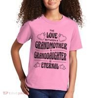 Love Between A Grandmother And Granddaughter Is Eternal Kids T-Shirt thumb 2