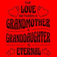 Love Between A Grandmother And Granddaughter Is Eternal Santa Hat thumb 1
