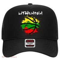 Lithuania Basketball Abstract - Lithuania Strong Basketball Hat thumb 0