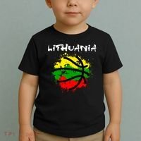 Lithuania Basketball Abstract - Lithuania Strong Basketball Toddler T-Shirt thumb 2