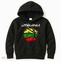 Lithuania Basketball Abstract - Lithuania Strong Basketball Kids Hoodie thumb 0
