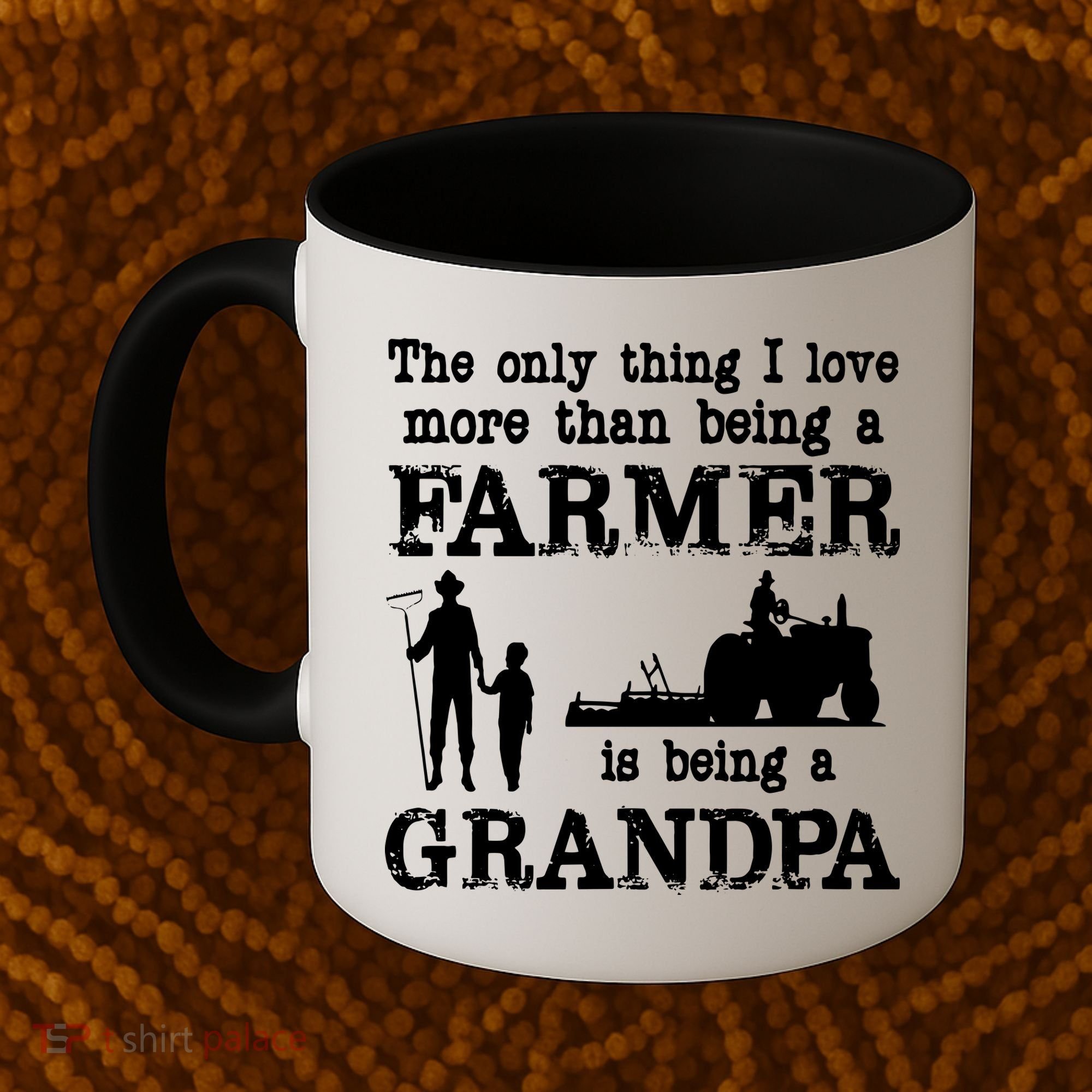 Love Being A Grandpa Funny Farmer For Fathers Day Coffee Mug